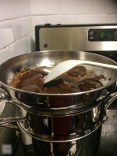 Melting Chocolate on a double boiler